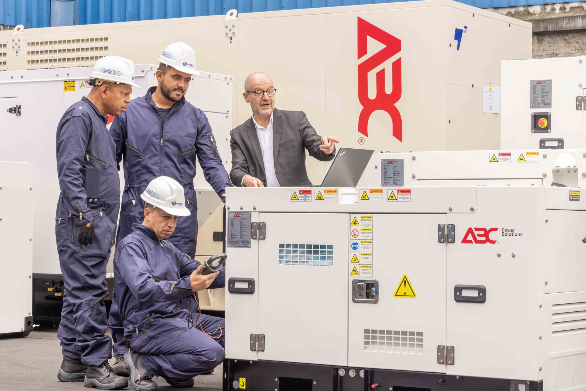 Instalación de planta electrica en hospital Bogotá por ABC Plantas